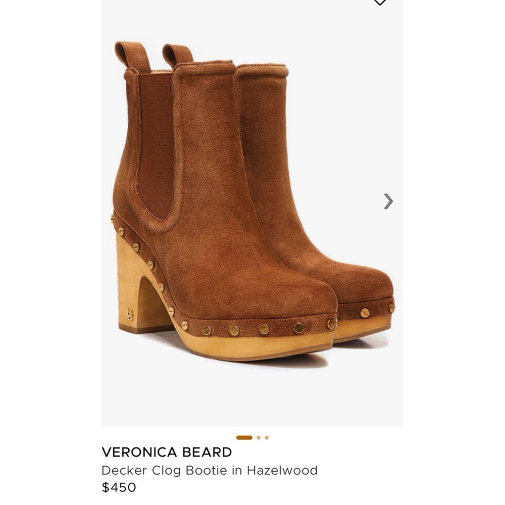 VERONICA BEARD Decker Clog Bootie in Hazelwood